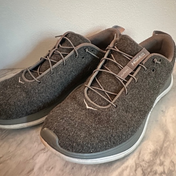 Hoka One One Other - HOKA ONE ONE Hupana Flow Wool Sneakers – Men’s Size 9.5 (EU 43⅓, UK 9, JPN 27.5)